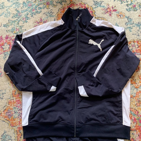 Puma Black and White Performance Jacket - Picture 2 of 7